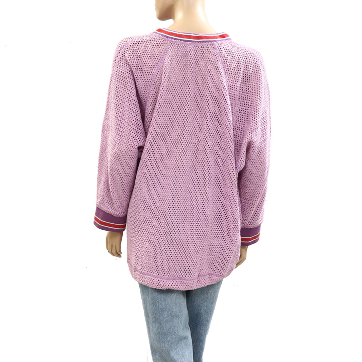 Free People FP Movement Tailgate Layer Blouse Top