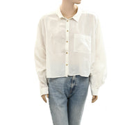 Anthropologie Pilcro Batwing Blouse Shirt Top