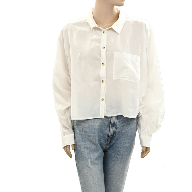 Anthropologie Pilcro Batwing Blouse Shirt Top