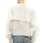 Anthropologie Pilcro Batwing Blouse Shirt Top