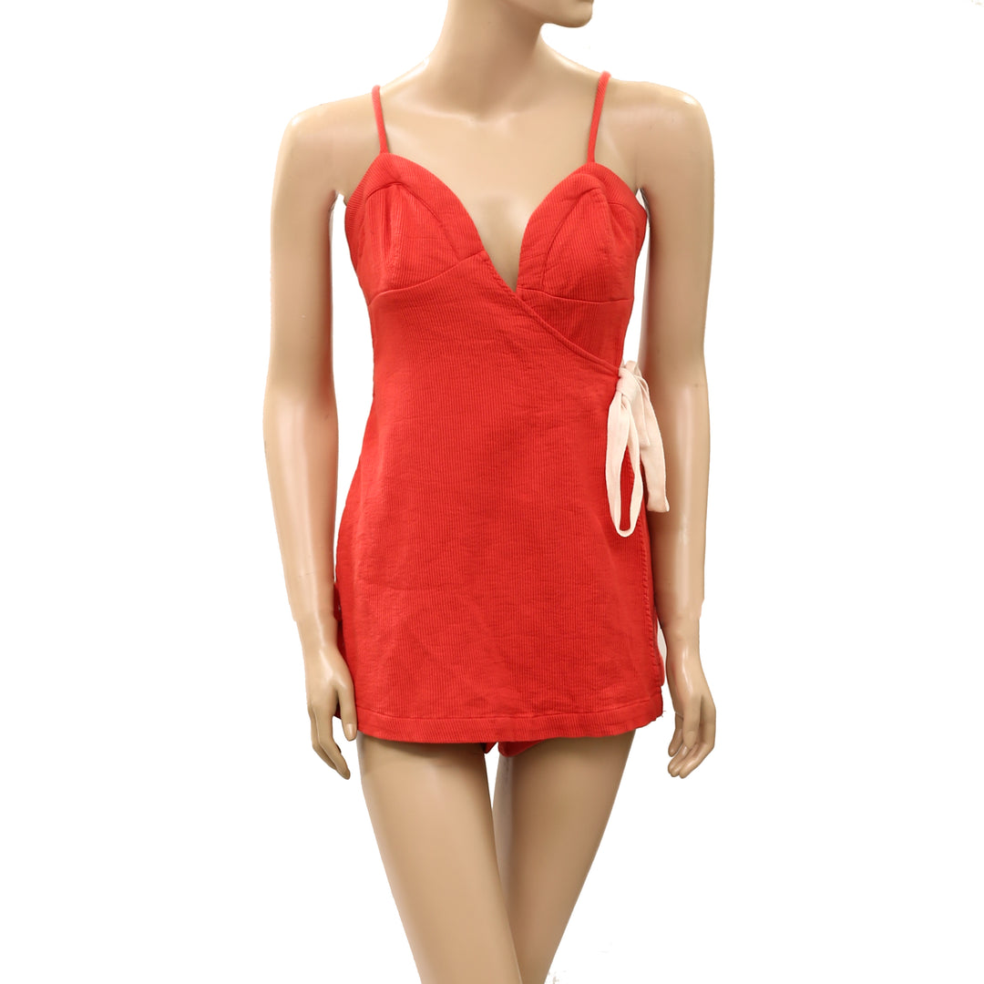 Free People Free-Est Summer Cotton Rib Romper Dress