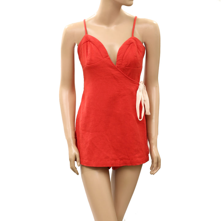 Free People Free-Est Summer Cotton Rib Romper Dress