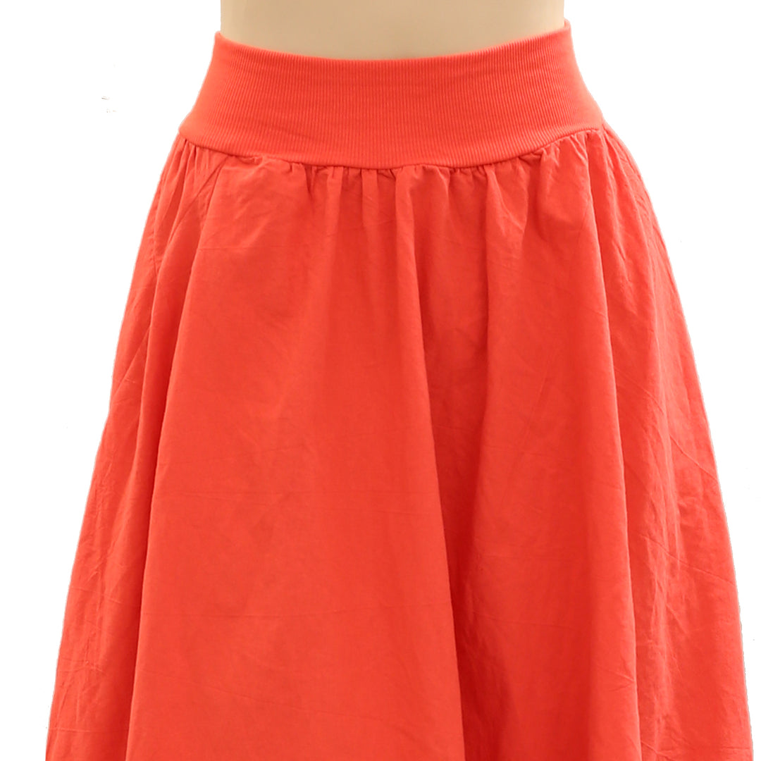 Free People Free-Est Annette Baby Tee Midi Skirt
