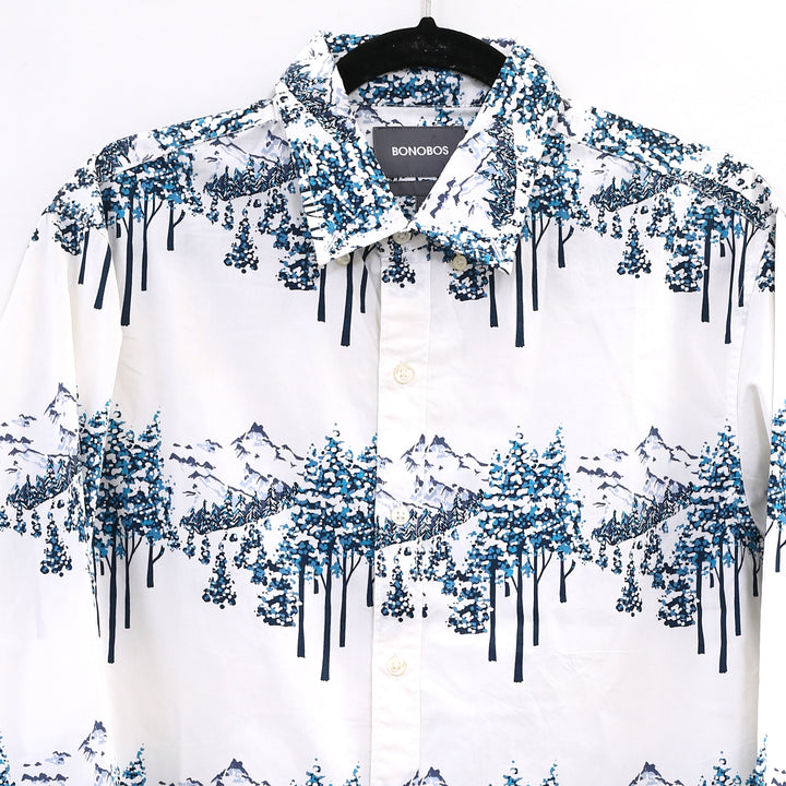 Bonobos Printed Buttondown Long Sleeve Men's Shirt