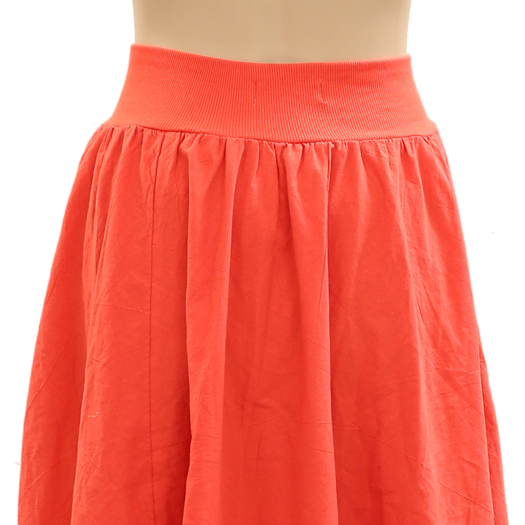 Free People Free-Est Annette Baby Tee Midi Skirt