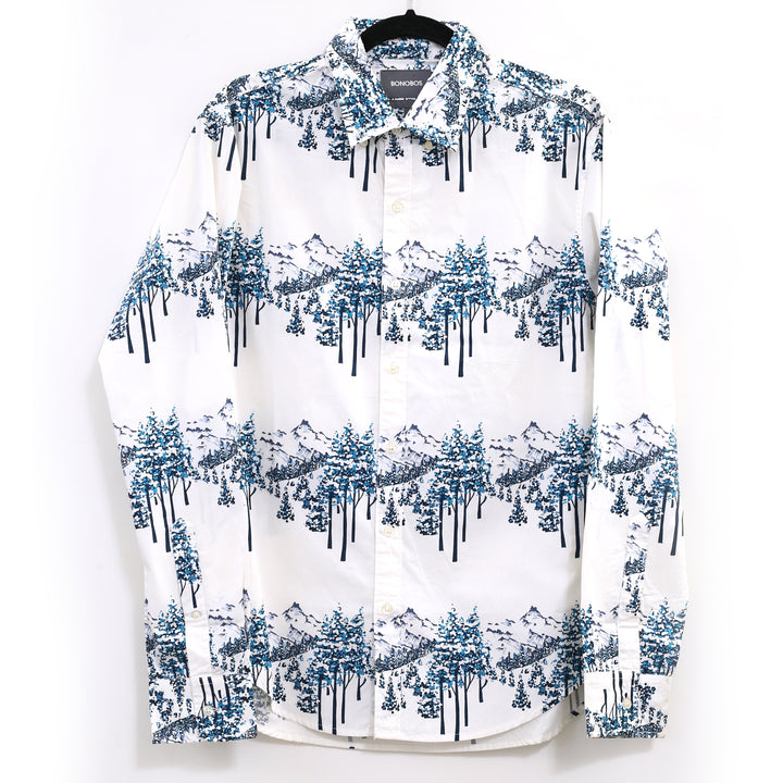 Bonobos Printed Buttondown Long Sleeve Men's Shirt