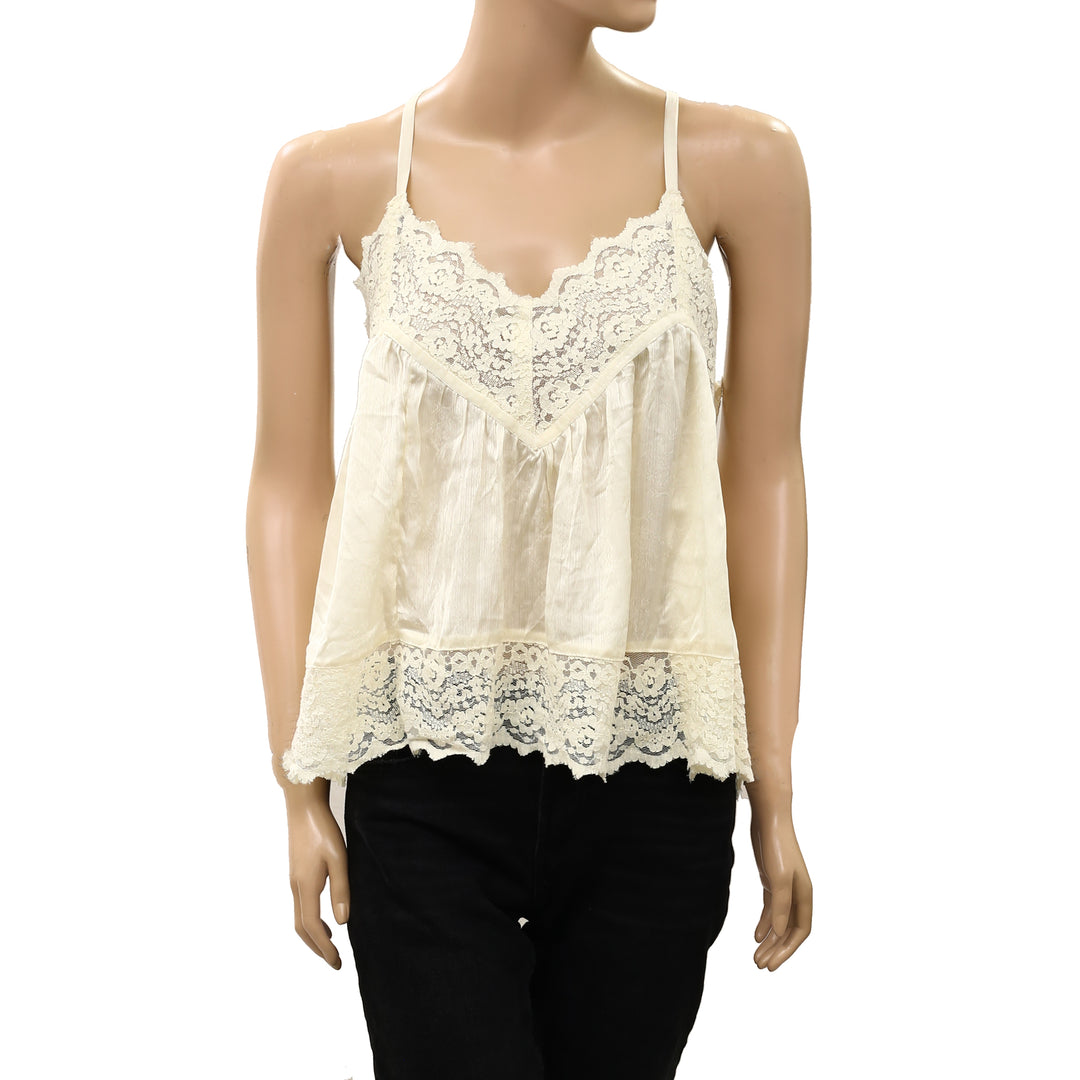 Intimately Free People Fiona Satin Cami Tank Top