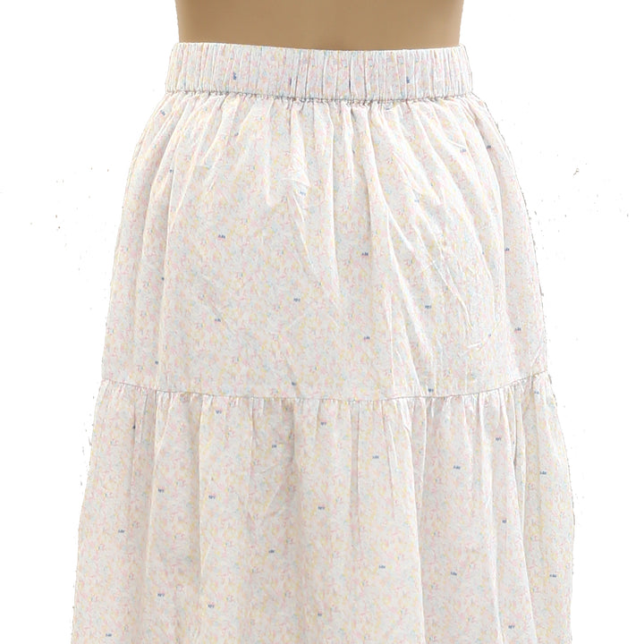 Kerri Rosenthal Floral Printed Midi Skirt