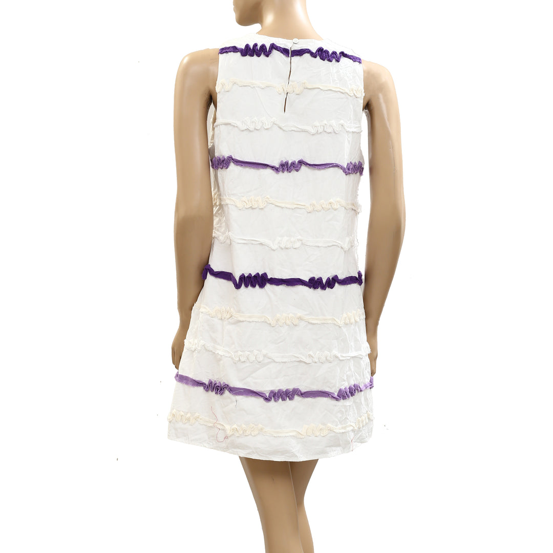 Voyageur by MERSEA Luna High Neck Ribbon Mini Dress
