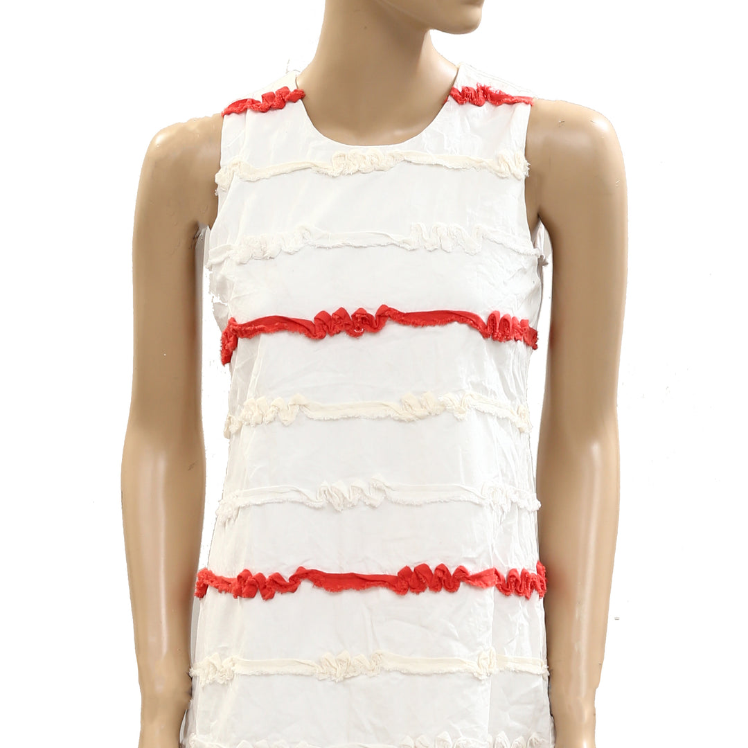 Voyageur by MERSEA Luna High Neck Ribbon Mini Dress