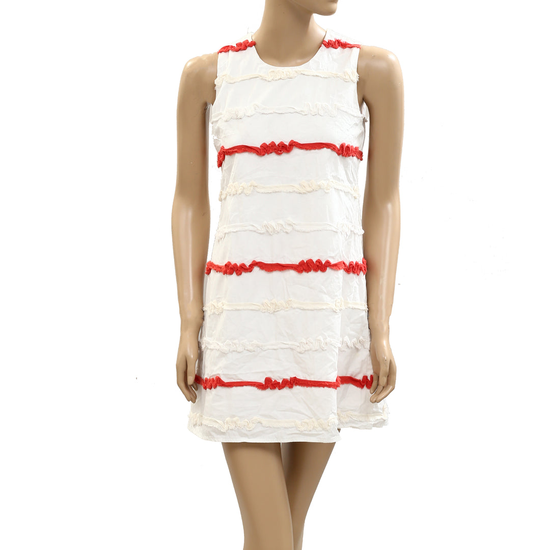 Voyageur by MERSEA Luna High Neck Ribbon Mini Dress