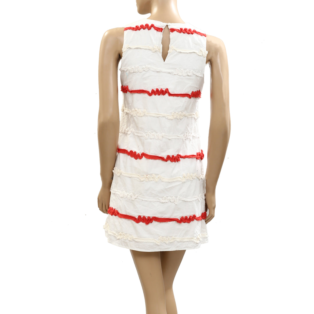 Voyageur by MERSEA Luna High Neck Ribbon Mini Dress