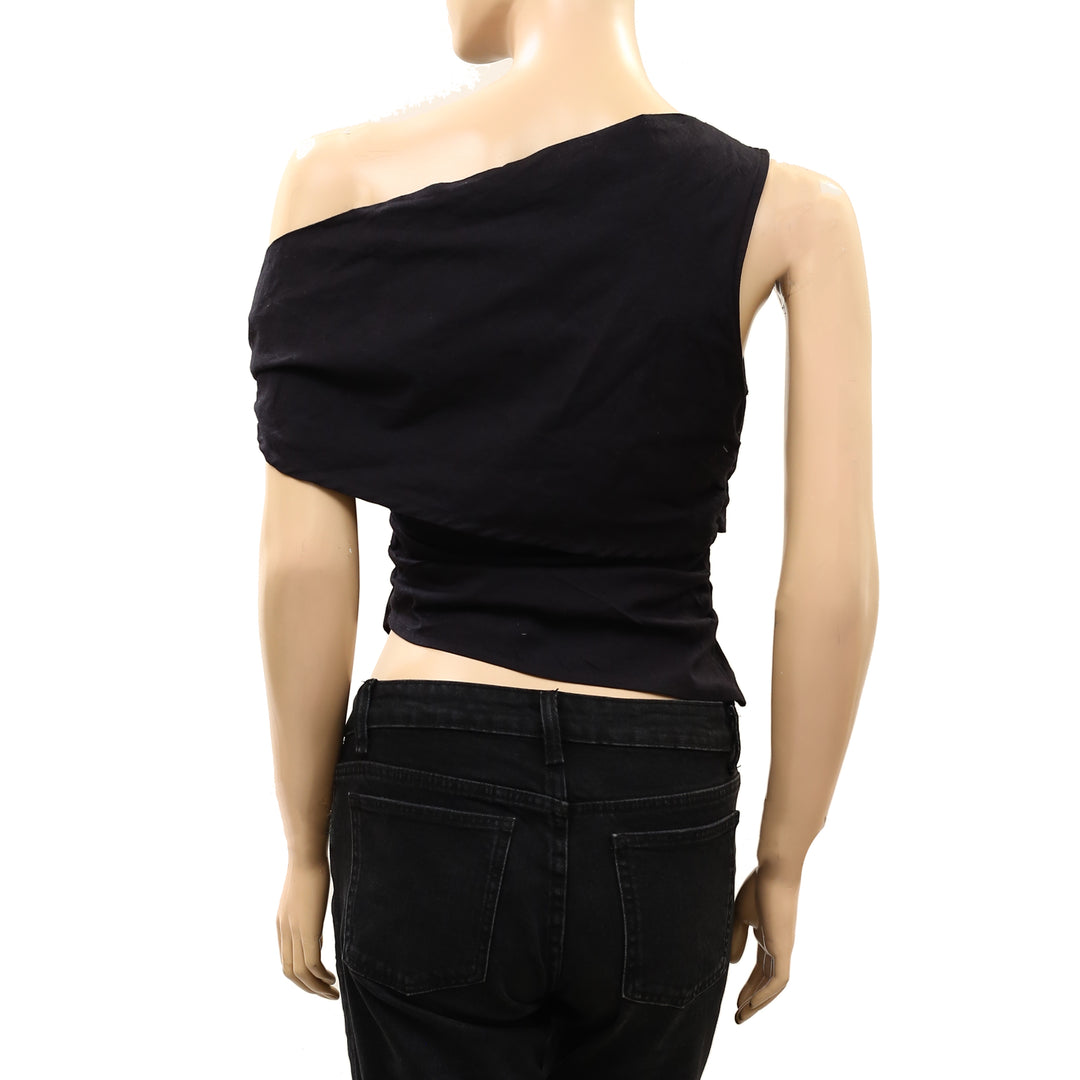 Free People Bianca One-Shoulder Blouse Top