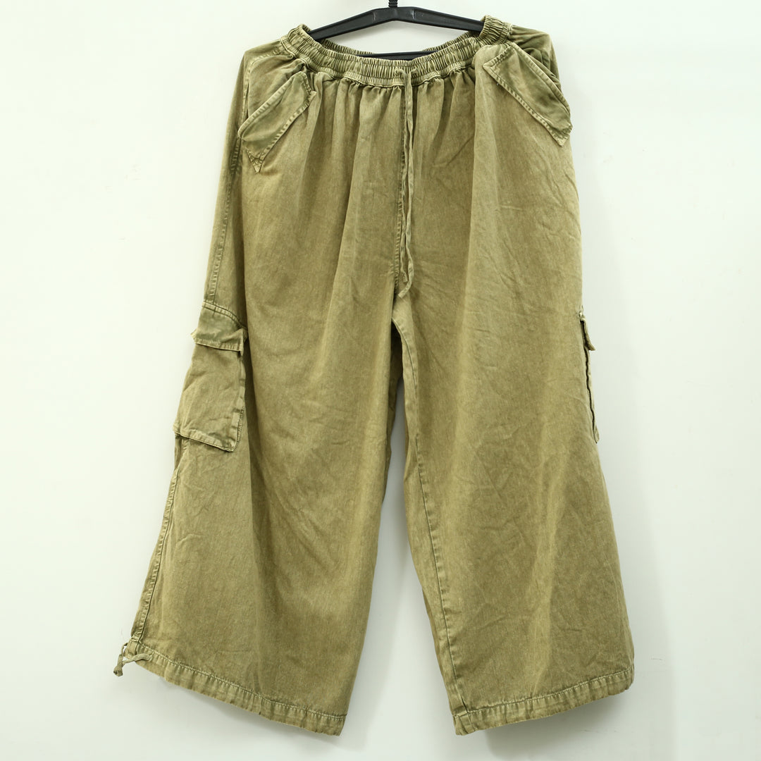 Free People Bobbi Pull-On Cargo Trouser Pants