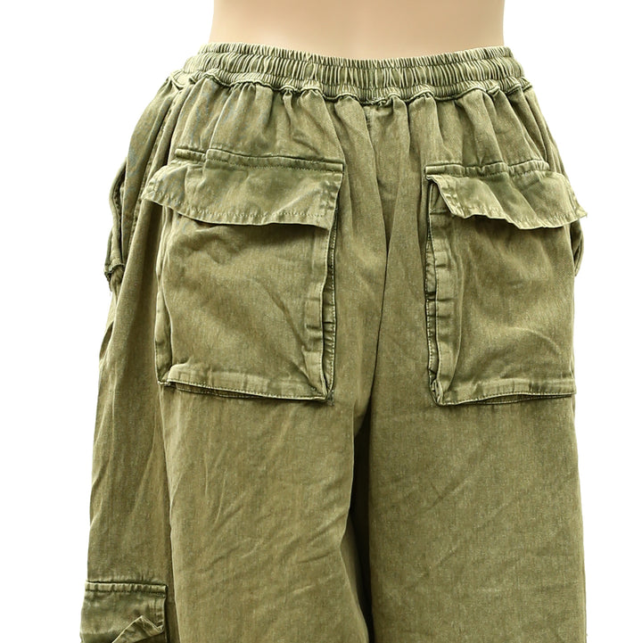 Free People Bobbi Pull-On Cargo Trouser Pants