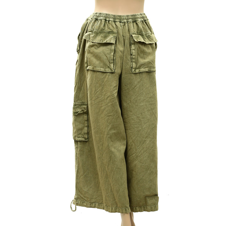 Free People Bobbi Pull-On Cargo Trouser Pants