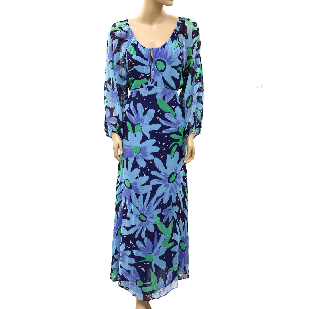 RIXO Nikolette Danish Floral Maxi Dress