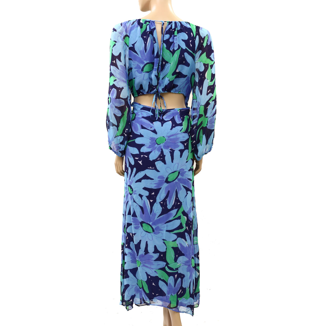RIXO Nikolette Danish Floral Maxi Dress