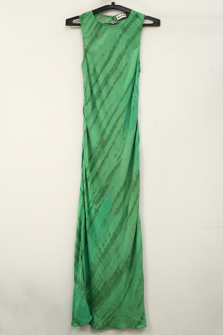 RIXO Yousra Crepe de Chine Maxi Dress