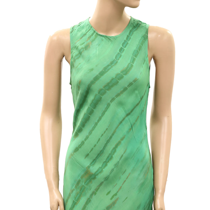 RIXO Yousra Crepe de Chine Maxi Dress