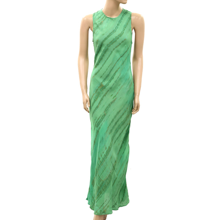 RIXO Yousra Crepe de Chine Maxi Dress