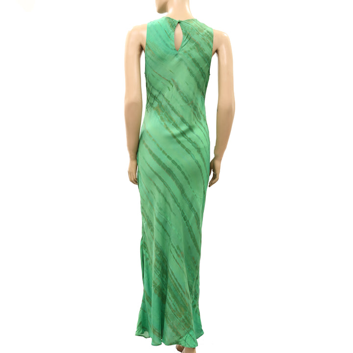 RIXO Yousra Crepe de Chine Maxi Dress