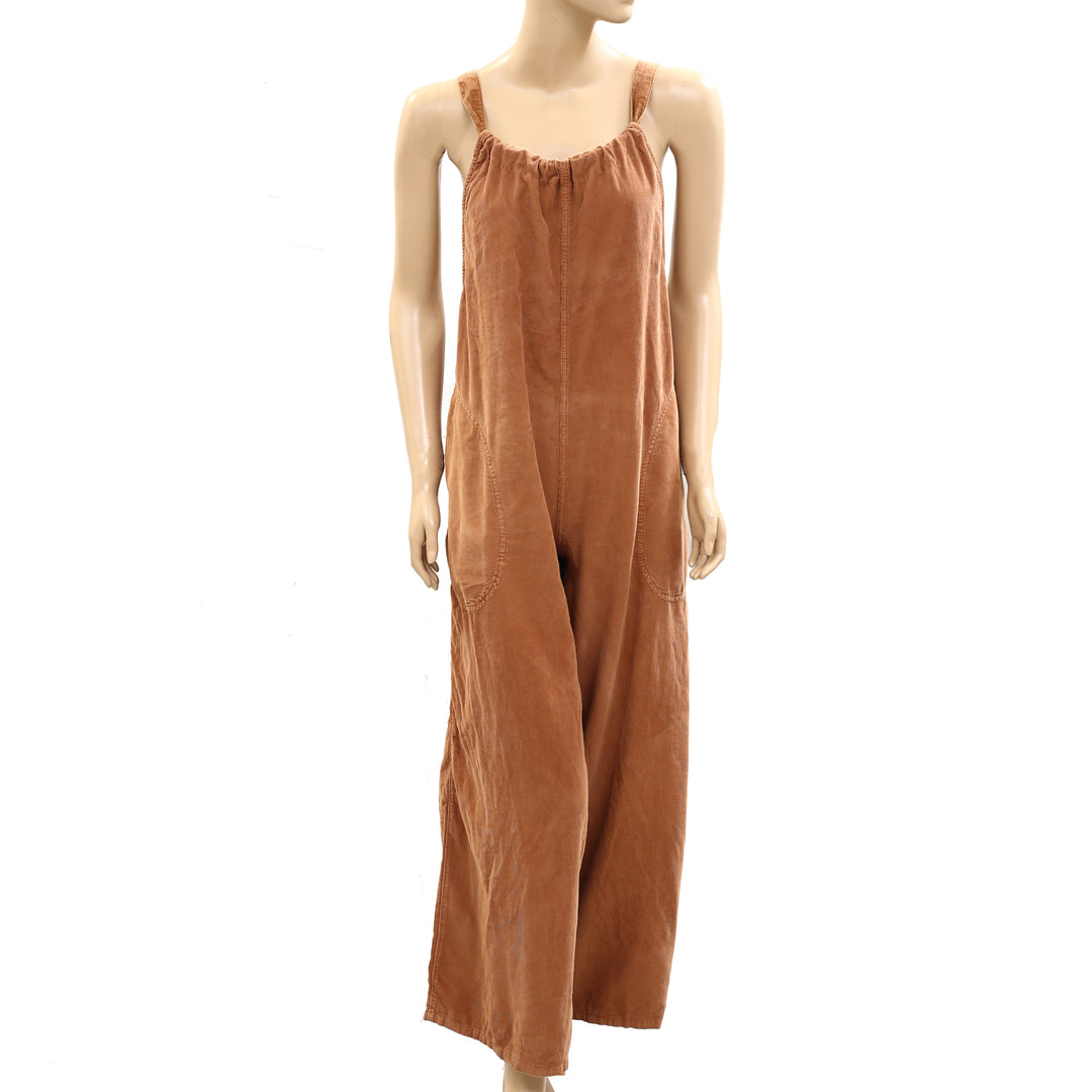 Free People We The Free Freebird Cord Jumpsuit