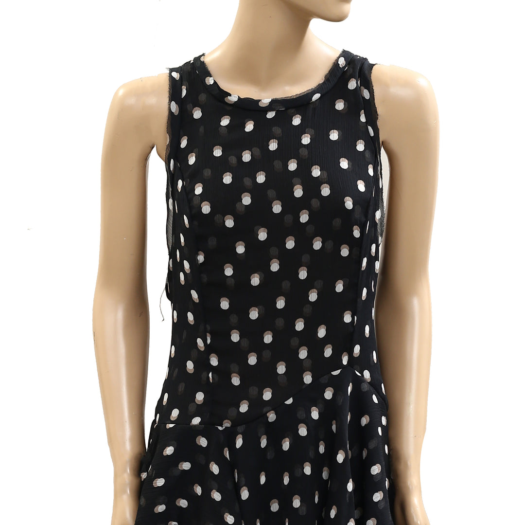 Free People Raven Printed Mini Dress