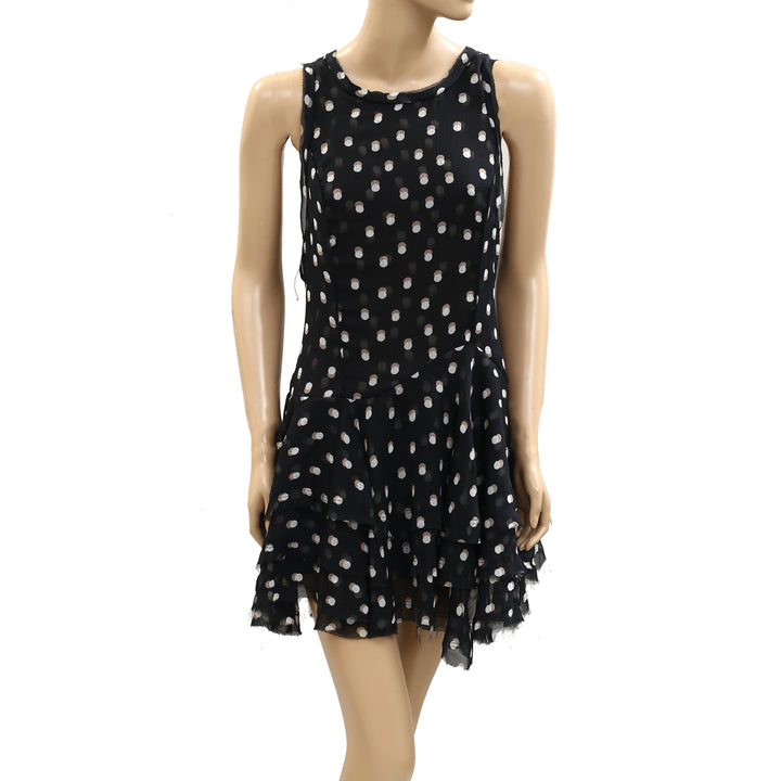 Free People Raven Printed Mini Dress