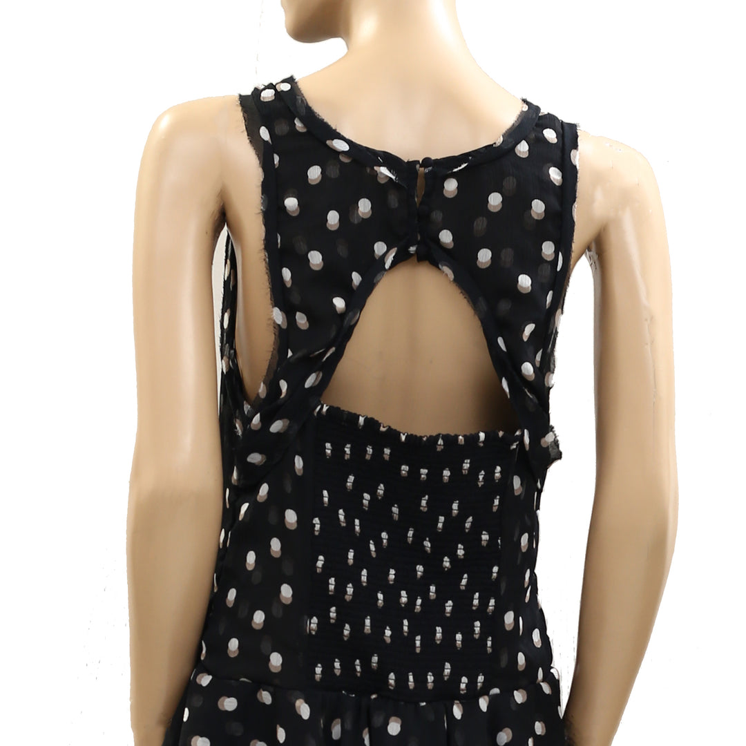 Free People Raven Printed Mini Dress