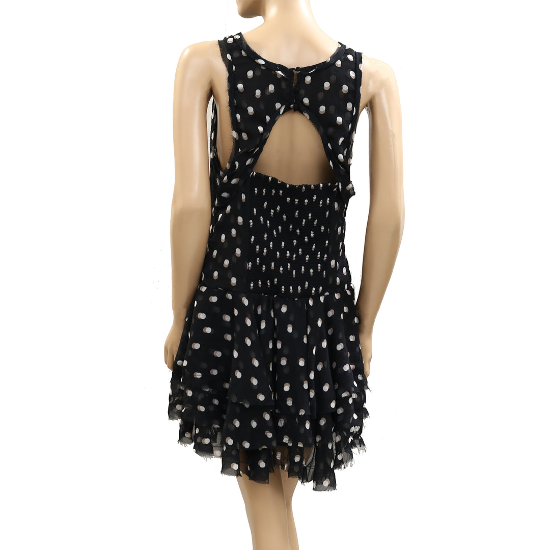 Free People Raven Printed Mini Dress