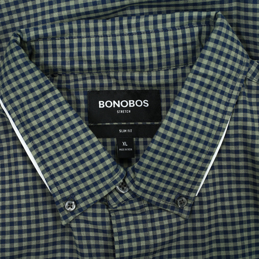 Bonobos Stretch Gingham Long Sleeve Men's Shirt