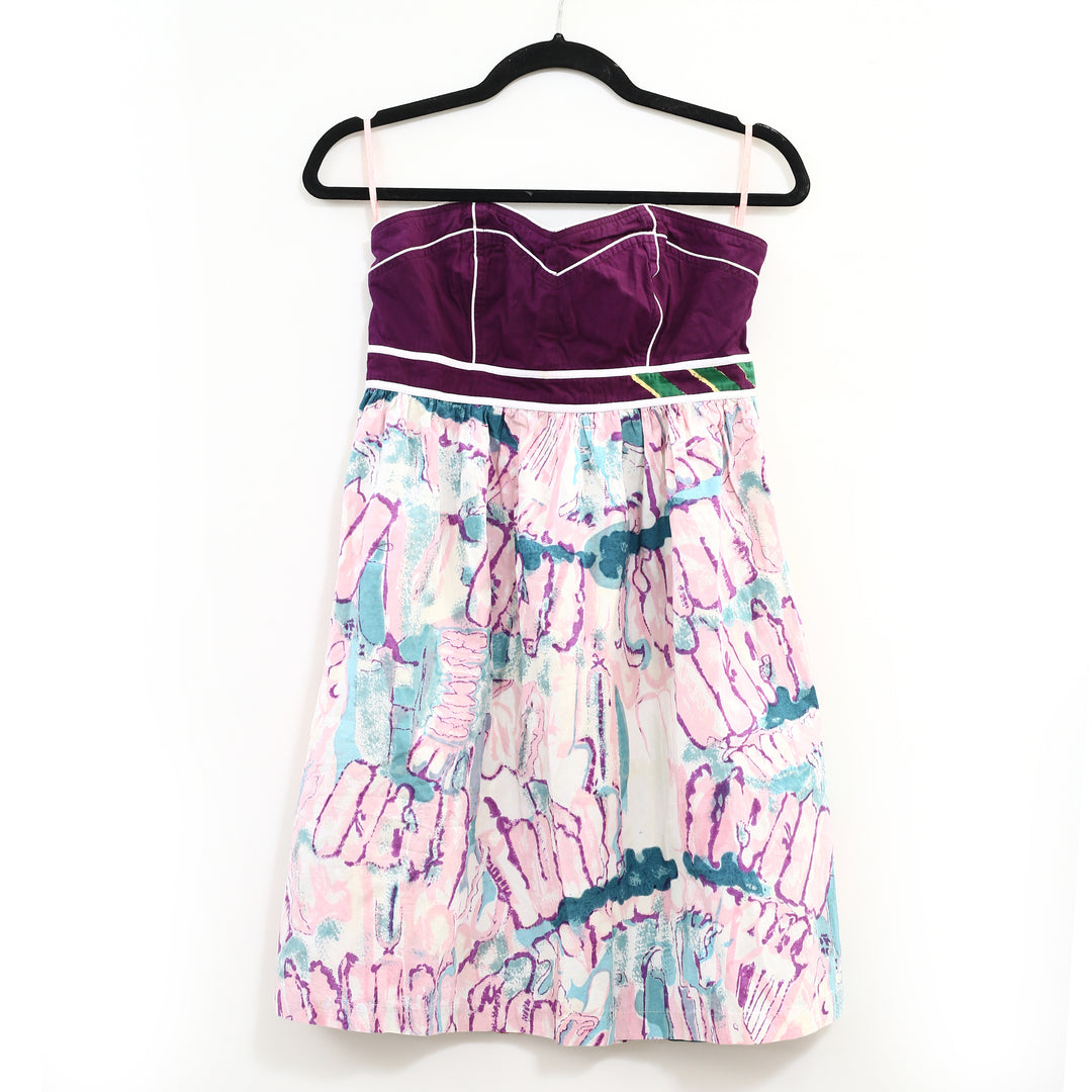 Kimchi Blue Urban Outfitters Printed Tube Mini Dress