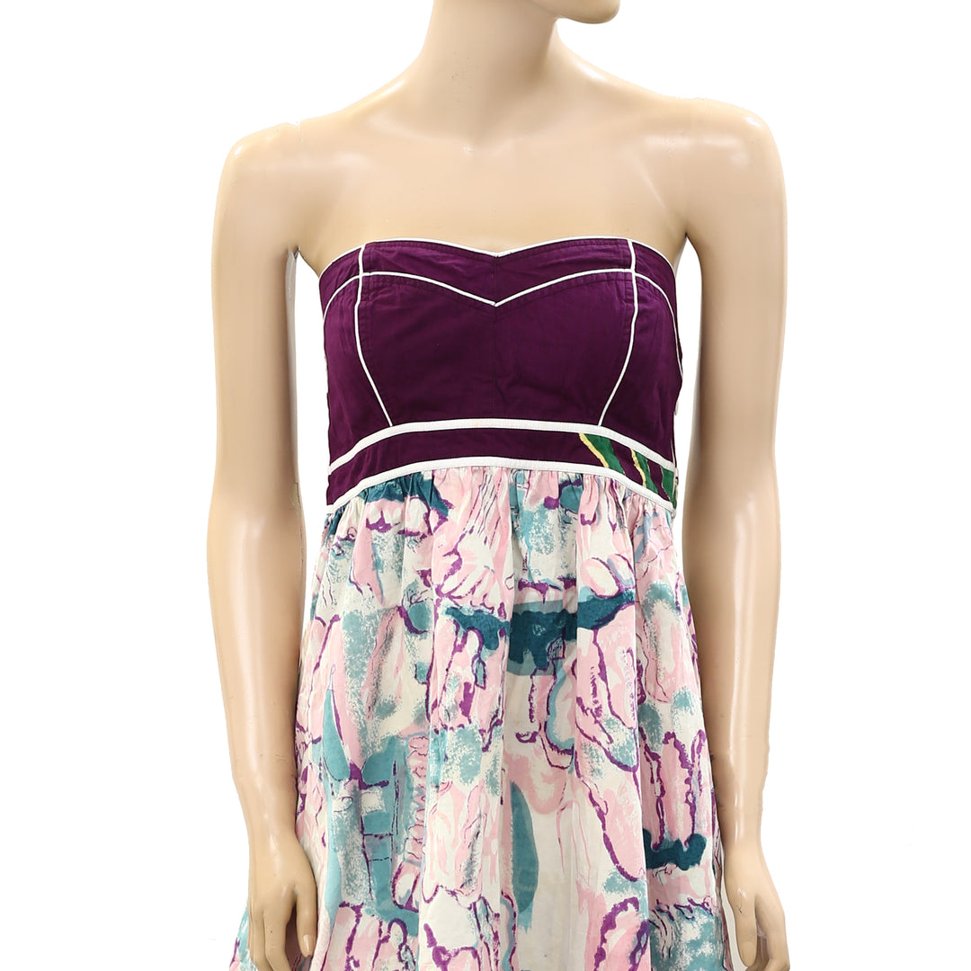 Kimchi Blue Urban Outfitters Printed Tube Mini Dress