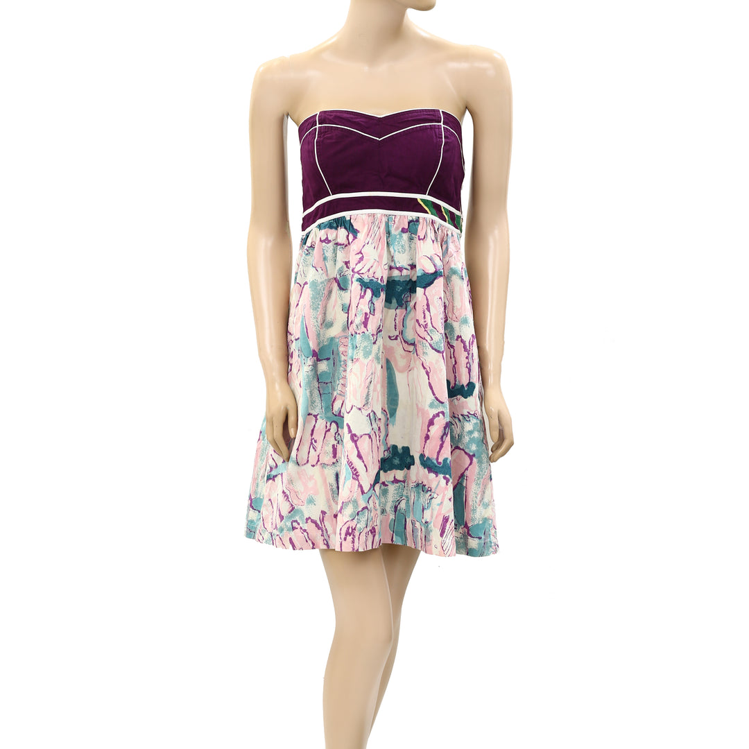 Kimchi Blue Urban Outfitters Printed Tube Mini Dress – White Chocolate Couture