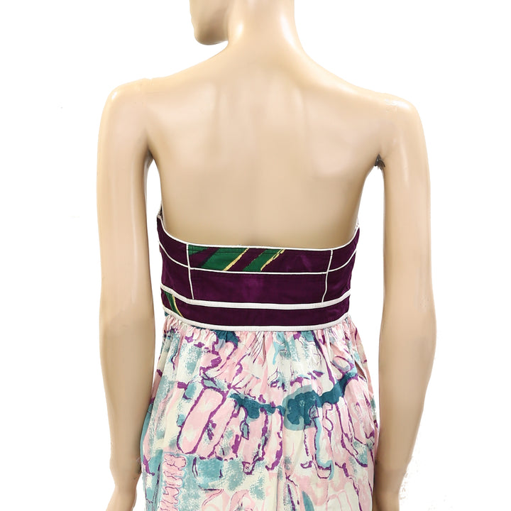 Kimchi Blue Urban Outfitters Printed Tube Mini Dress