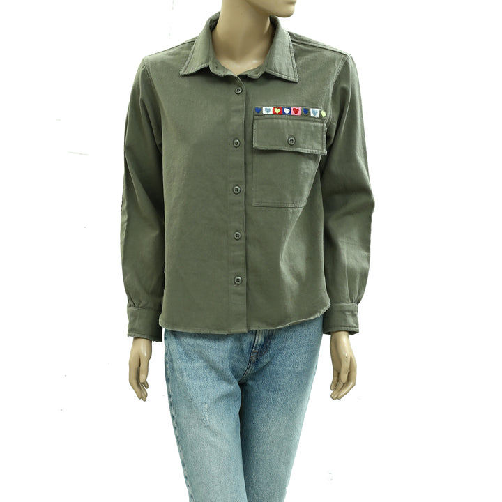 Kerri Rosenthal Pia Love Brigade Shirt Top