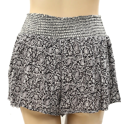 Out From Under Urban Outfitters Smocked Paisley Shorts