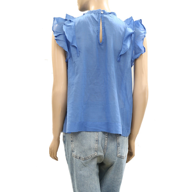 Neo Noir Greta S Voile Blouse Tank Top