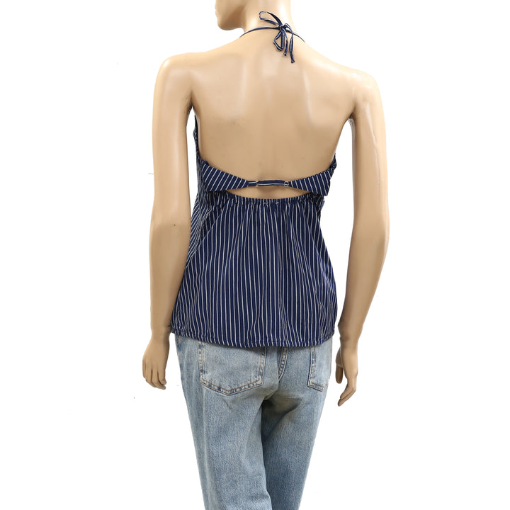 Anthropologie LyreBird Cotton Tie-Front Vest