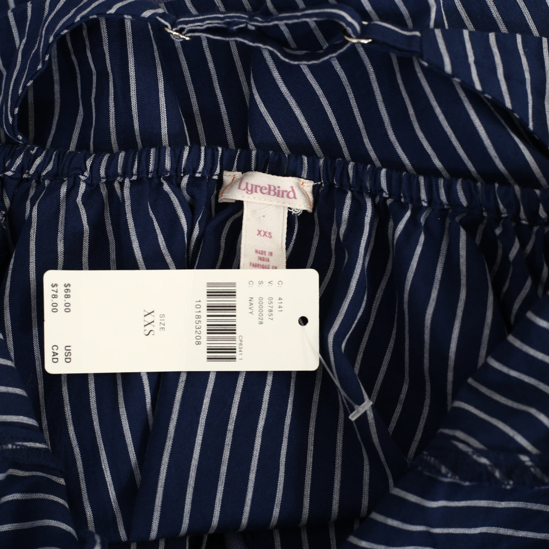 Anthropologie LyreBird Cotton Tie-Front Vest