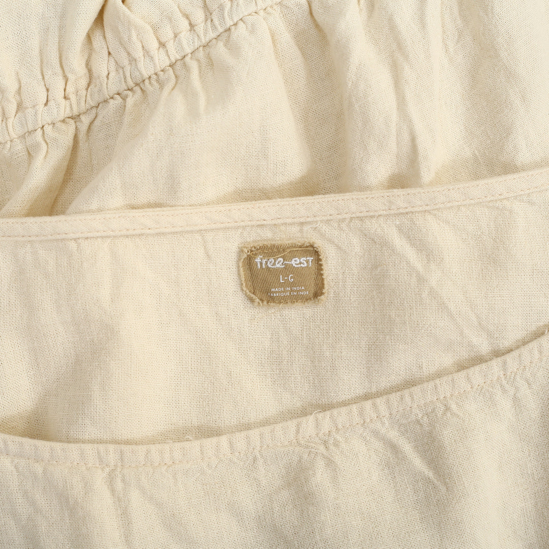 Free People Free Est Sylvie Linen Tunic Top