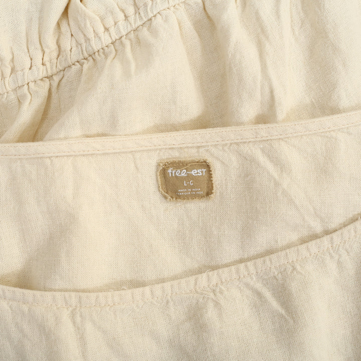 Free People Free Est Sylvie Linen Tunic Top