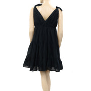 Merlette Solid Cotton-Voile Mini Dress