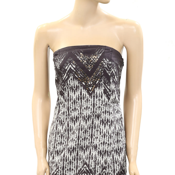 Ecote Urban Outfitters Printed Tube Mini Dress