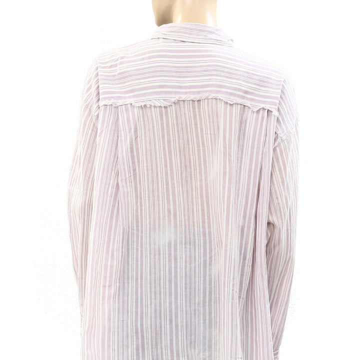 Intimately Free People Sleep Mode Pajama Shirt Tunic Top