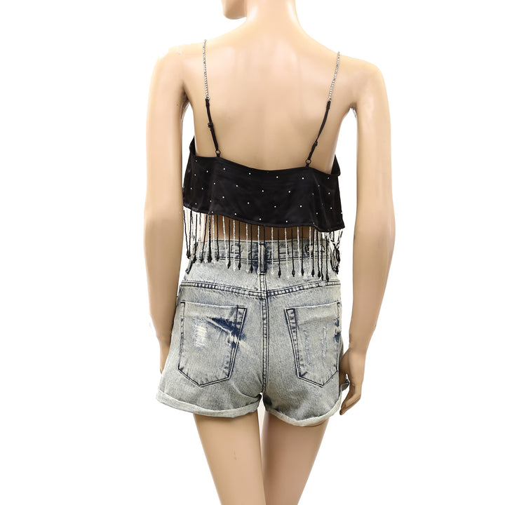 Urban Outfitters UO Milina Beaded Embellished Cami Top