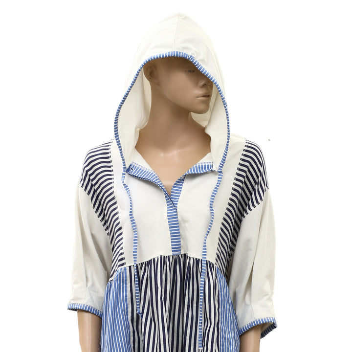 By Anthropologie Half-Sleeve Swing Blouse Top