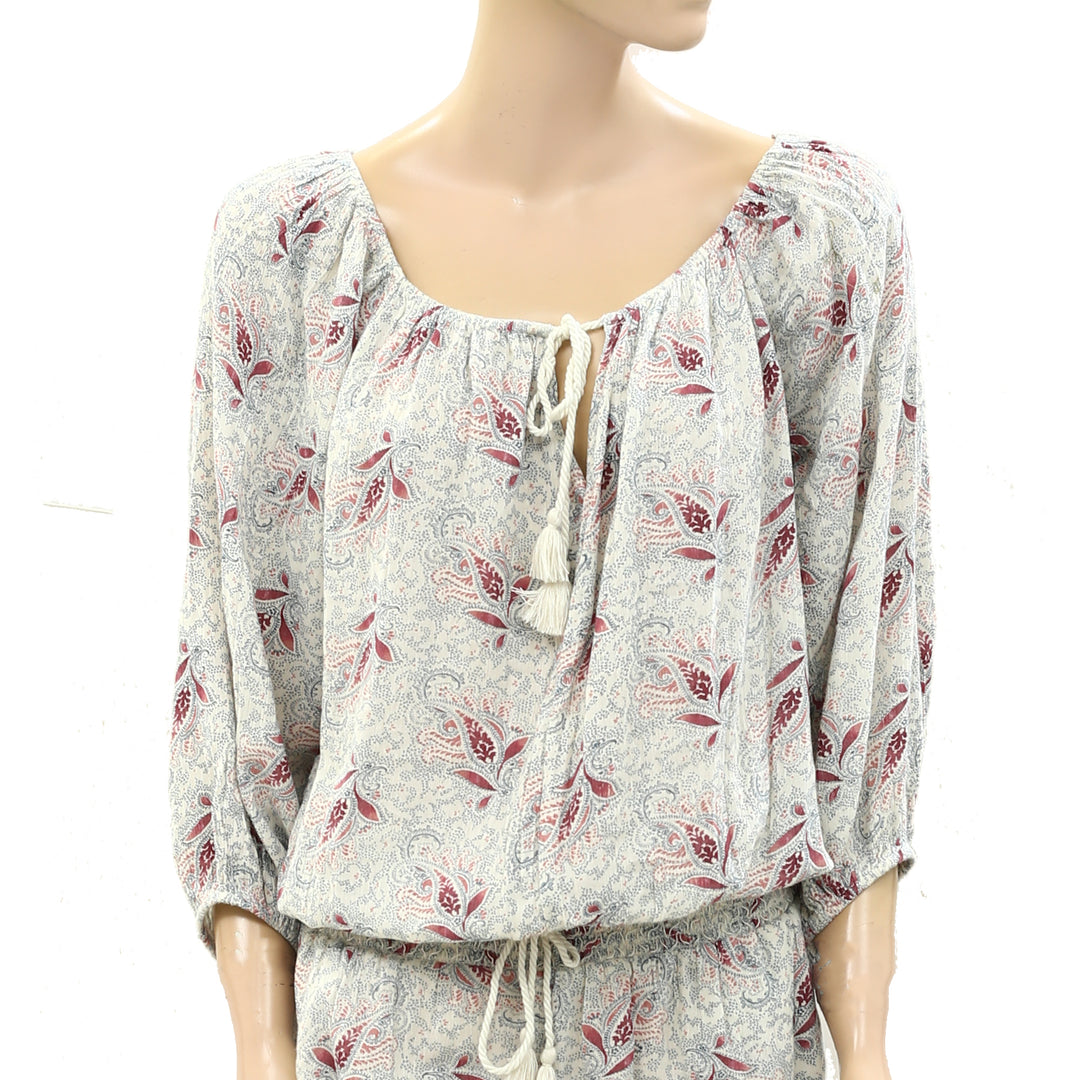 Denim & Supply Ralph Lauren Paisley Printed Romper Dress