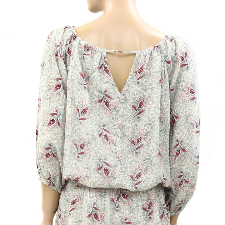 Denim & Supply Ralph Lauren Paisley Printed Romper Dress